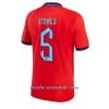 Camiseta de fútbol Inglaterra John Stones 5 Segunda Equipación Mundial 2022 - Hombre